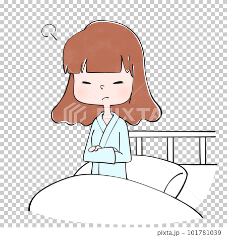 一個憤怒的女人的醫院插圖 101781039