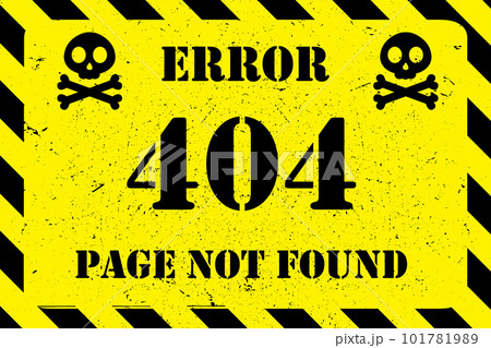 Error 404 page not found, background template,skull and bones Error 404 page not found, background template,skull and bones 101781989