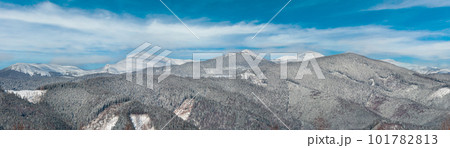 Winter morning Carpathian mountains, Ukraine Winter morning Carpathian mountains, Ukraine 101782813