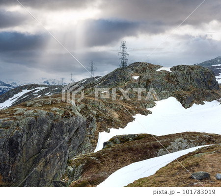 Summer mountain landscape (Grimsel Pass, Switzerland) Summer mountain landscape (Grimsel Pass, Switzerland) 101783019
