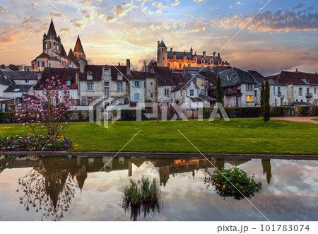 The Royal City of Loches (France). The Royal City of Loches (France). 101783074
