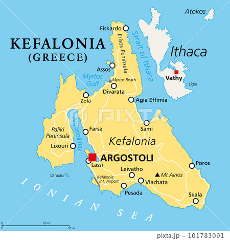 Ionian Sea Map 101783091