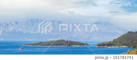 Lefkada coast summer panorama (Greece) Lefkada coast summer panorama (Greece) 101783741