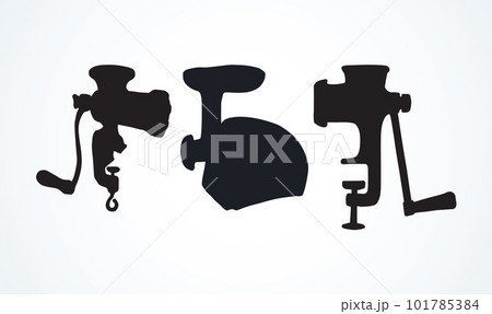 Meat grinder. Vector drawing 101785384