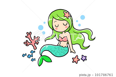 海の中の人魚 101786761