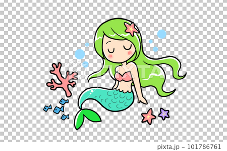 海の中の人魚 101786761