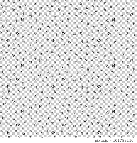 シームレスパターン|アルファベット・英字・英語(ゴシック体) シームレスパターン|アルファベット・英字・英語(ゴシック体) 101788116