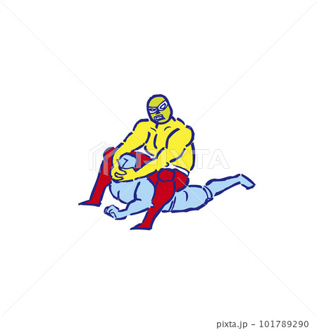 キャメルクラッチ プロレス プロレスラー 人物 イラスト キャメルクラッチ プロレス プロレスラー 人物 イラスト 101789290