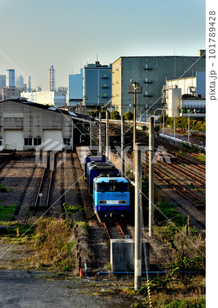 JR東日本 大井東京貨物ターミナル駅の風景 JR東日本 大井東京貨物ターミナル駅の風景 101789428