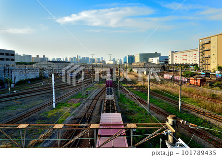 JR東日本　大井東京貨物ターミナル駅の風景 101789435