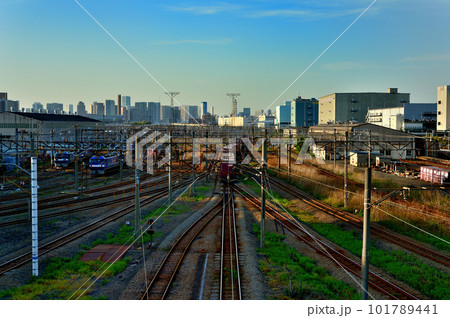 JR東日本 大井東京貨物ターミナル駅の風景 JR東日本 大井東京貨物ターミナル駅の風景 101789441