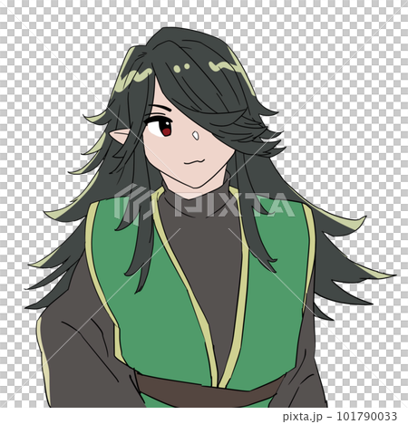 Fantasy RPG dark elf character Fantasy RPG dark elf character 101790033