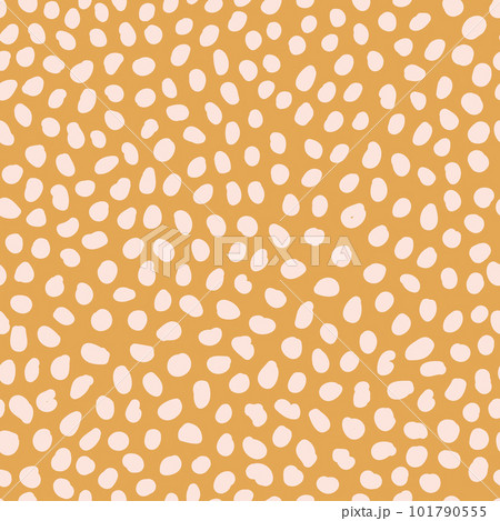 Polka dot seamless pattern. Cute Confetti. Abstractly arranged hand-drawn circles. 101790555