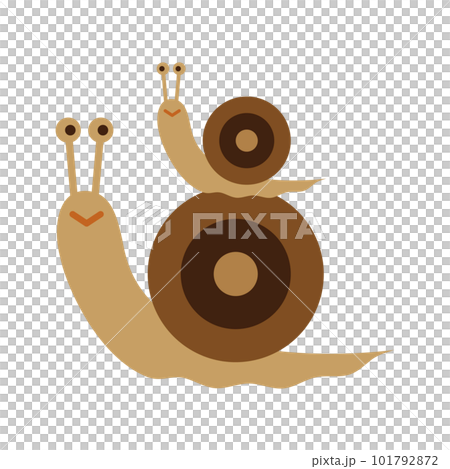Parent and child of snail Parent and child of snail 101792872