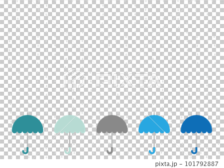 傘と雨降りの背景イラスト 傘と雨降りの背景イラスト 101792887