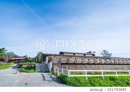 「山梨県」清泉寮ジャージハット大展望台テラス 101793692