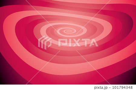 Artistic spiral shape. Vector drawing 101794348