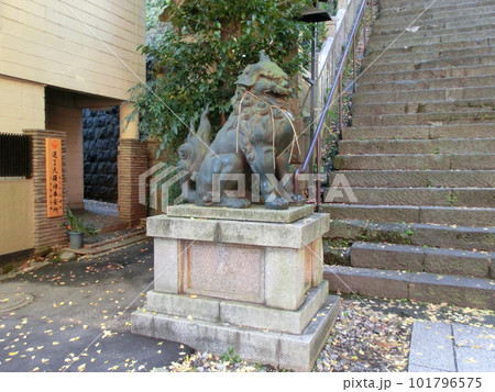 愛宕神社の狛犬 愛宕神社の狛犬 101796575