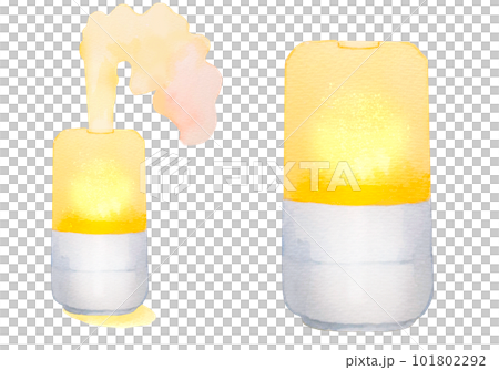 Fashionable cute material illustration of aroma diffuser drawn by watercolor Fashionable cute material illustration of aroma diffuser drawn by watercolor 101802292