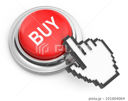 Buy Button with Hand Cursor Buy Button with Hand Cursor 101804064