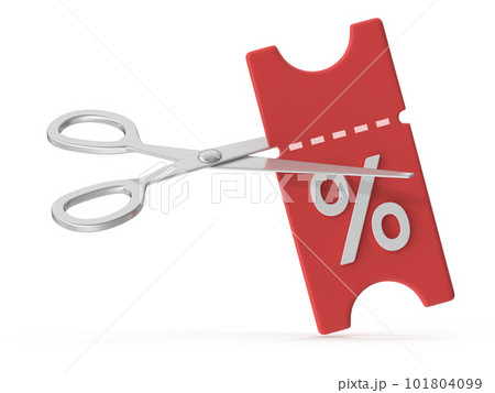 Chrome Scissors and Red Tag Chrome Scissors and Red Tag 101804099