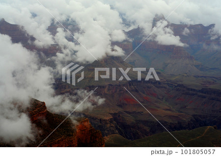 Cloudy Day At The Grand Canyon Arizona Cloudy Day At The Grand Canyon Arizona 101805057