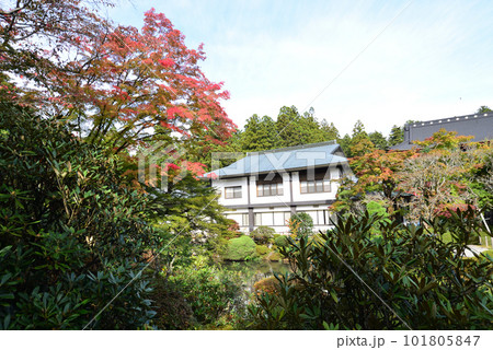 日光山輪王寺逍遥園から臨む宝仏殿 101805847