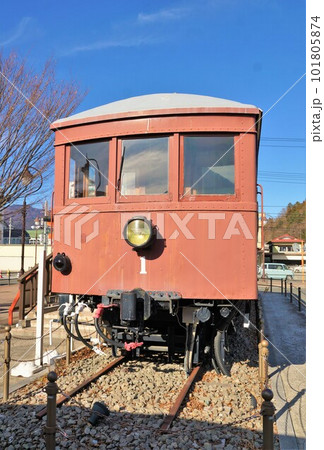 河口湖駅　富士急行モ1号車両（静態保存） 101805874