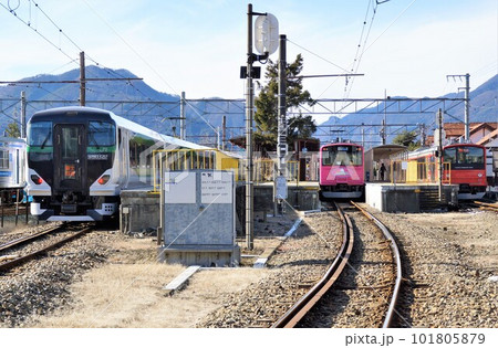 富士山麓電気鉄道（富士急行線）河口湖駅の風景 101805879