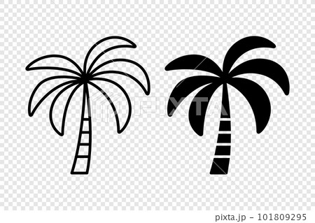 Vector Palm Trees, Palm Tree Icon Set Isolated. Palm Silhouettes. Design Template for Tropical, Vacation, Beach, Summer Concept. Vector Illustration. Front View Vector Palm Trees, Palm Tree Icon Set Isolated. Palm Silhouettes. Design Template for Tropical, Vacation, Beach, Summer Concept. Vector Illustration. Front View 101809295
