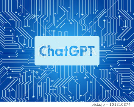 ChatGPTのイメージ 広がるパターン回路 ChatGPTのイメージ 広がるパターン回路 101810874