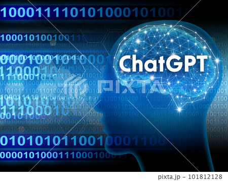人の頭の形のChatGPTのイメージ 101812128