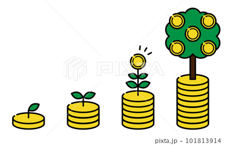 投資などでお金を育てるイメージ 投資などでお金を育てるイメージ 101813914