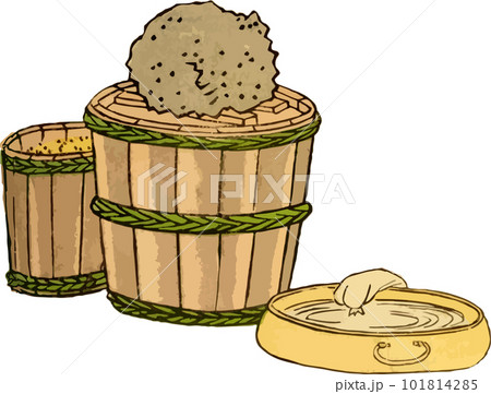 漬物樽とたらい 101814285