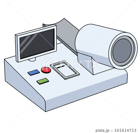 斜めから見た血圧計のイラスト 101814713