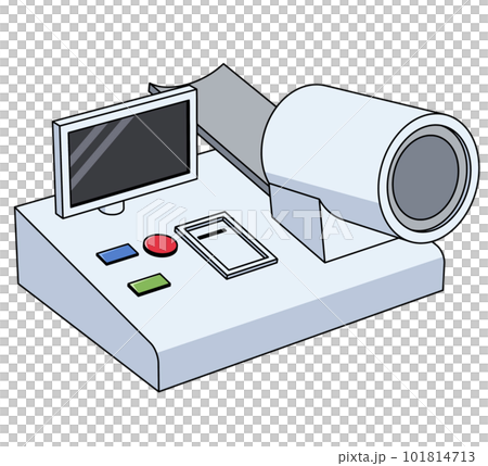 斜めから見た血圧計のイラスト 101814713