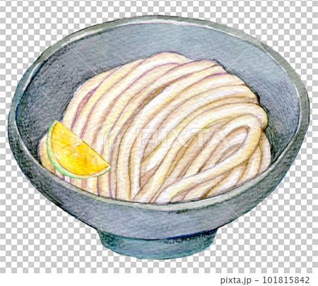 Rich tsukemen watercolor illustration hand-drawn illustration 101815842