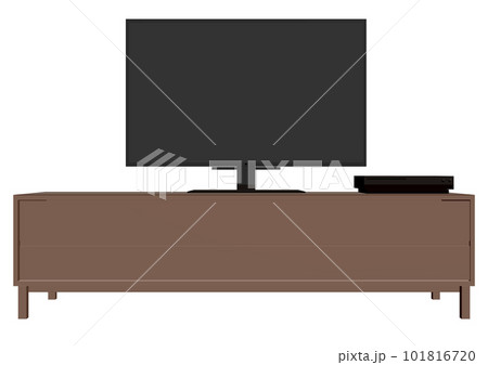 テレビ台とテレビ 101816720