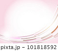 ピンクの曲線のおしゃれな背景、幾何学模様 101818592