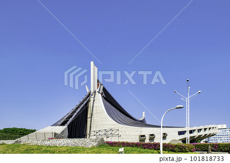 東京都　国立代々木競技場　（代々木体育館）　国の重要文化財 101818733