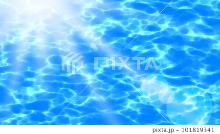 海の波紋と光線 101819341