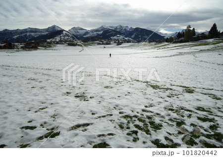 Snow winter in Switzerland 101820442