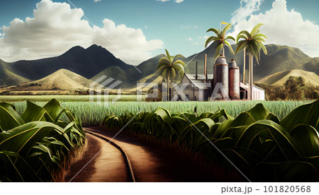 Sugar cane factory Sugar cane factory 101820568