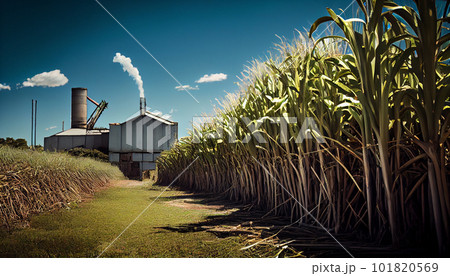 Sugar cane factory Sugar cane factory 101820569