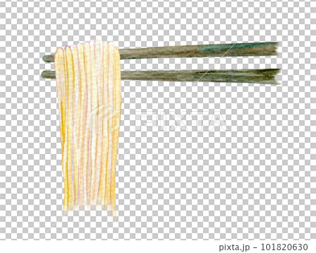 とんこつラーメン　水彩イラスト　　　　　　　　　　　　　　　　　　　　　水彩イラスト　手描きイラスト 101820630