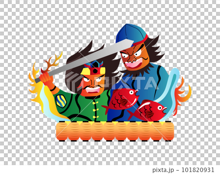 青森夏祭，睡魔花車的插圖 101820931