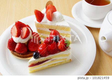イチゴケーキ　ショートケーキ 101821459