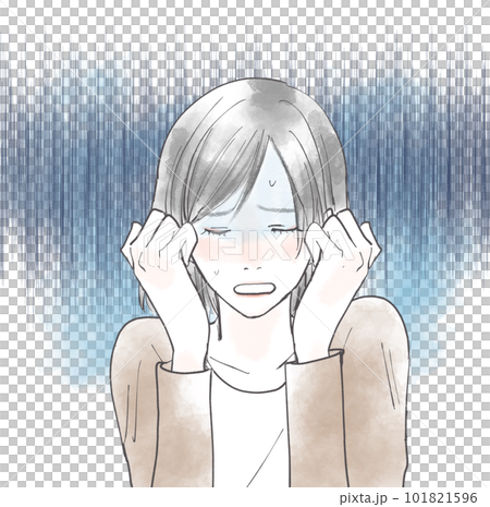 低著頭的女人 101821596