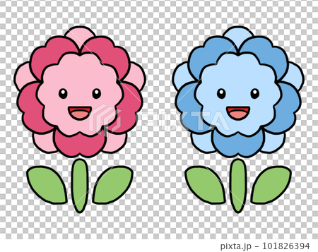 Common deformed flower illustration Common deformed flower illustration 101826394