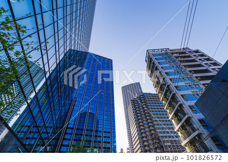 新宿の高層ビル群 101826572